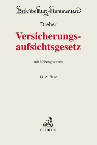 Buchcover und Innenansicht für das Buch: Versicherungsaufsichtsgesetz. VAG