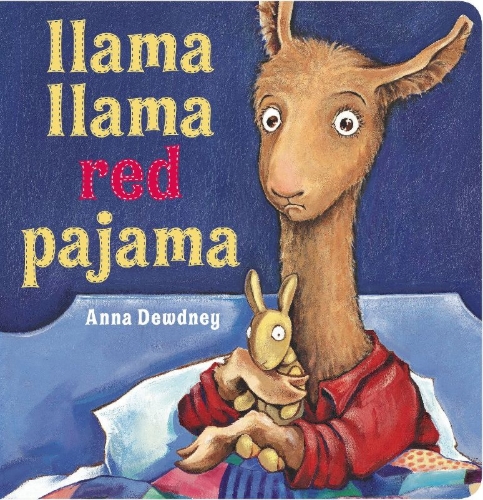Buchcover und Innenansicht für das Buch: Llama Llama Red Pajama