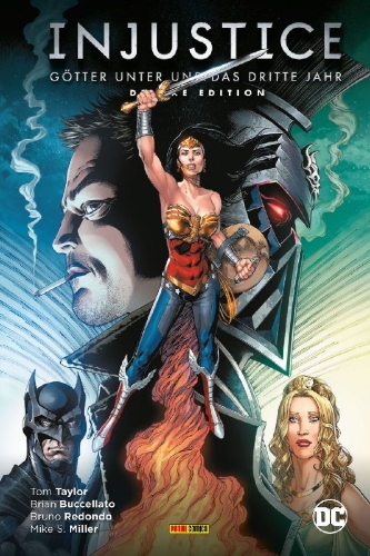Buchcover und Innenansicht für das Buch: Injustice: Gods Among Us: Year Three