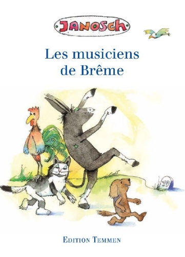 Buchcover und Innenansicht für das Buch: Les musiciens de Brême