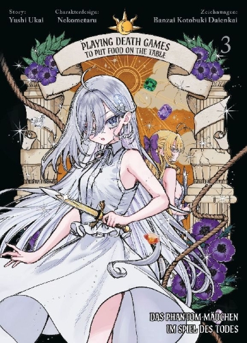 Buchcover und Innenansicht für das Buch: Playing Death Games to put Food on the Table: Das Phantom-Mädchen im Spiel des Todes 03
