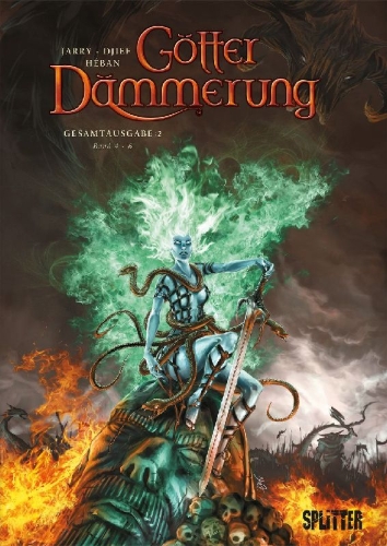 Buchcover und Innenansicht für das Buch: Götterdämmerung Gesamtausgabe. Band 2 (4-6)