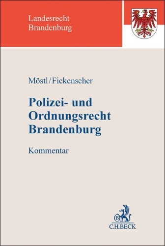 Buchcover und Innenansicht für das Buch: Polizei- und Ordnungsrecht Brandenburg
