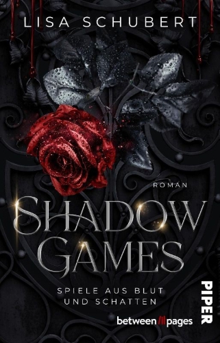 Buchcover und Innenansicht für das Buch: Shadow Games. Spiele aus Blut und Schatten