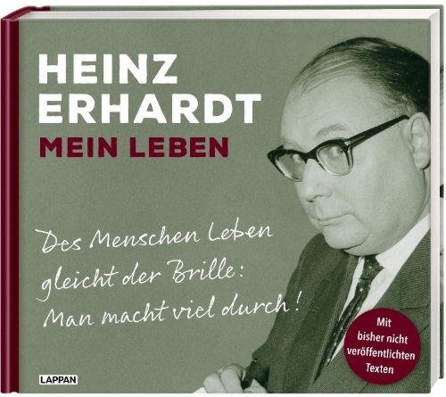 Buchcover und Innenansicht für das Buch: Heinz Erhardt: Mein Leben