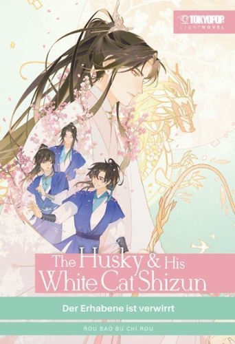 Buchcover und Innenansicht für das Buch: The Husky & His White Cat Shizun Light Novel 02