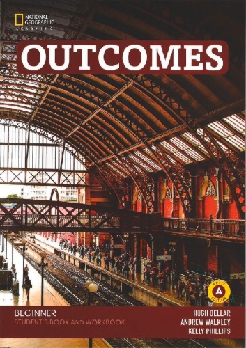 Buchcover und Innenansicht für das Buch: Outcomes Beginner: Combo Split a with Class DVD and Workbook Audio CD
