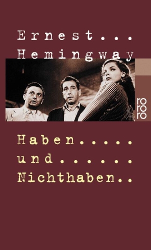 Buchcover und Innenansicht für das Buch: Haben und Nichthaben