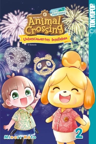 Buchcover und Innenansicht für das Buch: Animal Crossing: New Horizons - Unbeschwertes Inselleben 02