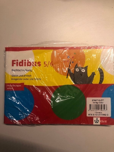 Buchcover und Innenansicht für das Buch: Fidibus Paket Rechtschreibung. 4 Arbeitshefte Klasse 5/6