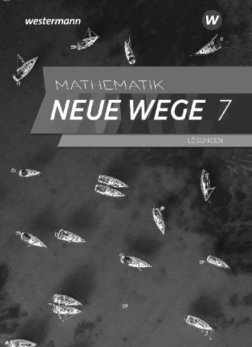 Buchcover und Innenansicht für das Buch: Mathematik Neue Wege SI 7. Lösungen. Für Hamburg