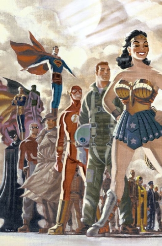 Buchcover und Innenansicht für das Buch: DC: The New Frontier #1-#6; Justice League: The New Frontier Special #1; Solo #5