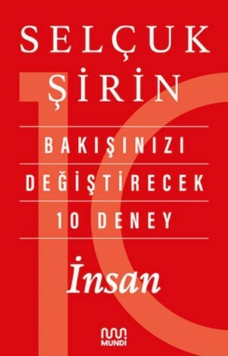 Buchcover und Innenansicht für das Buch: Bakisinizi Degistirecek 10 Deney - Insan