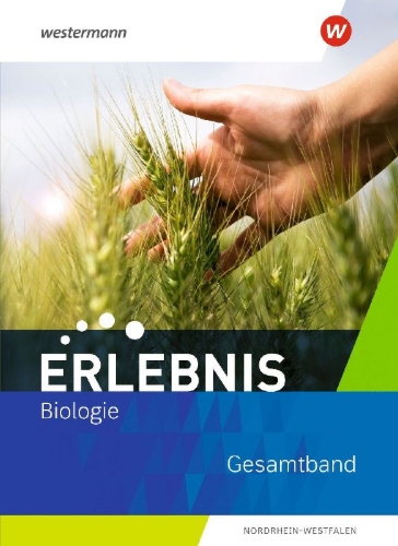 Buchcover und Innenansicht für das Buch: Erlebnis Biologie. Schulbuch Gesamtband. Für Nordrhein-Westfalen