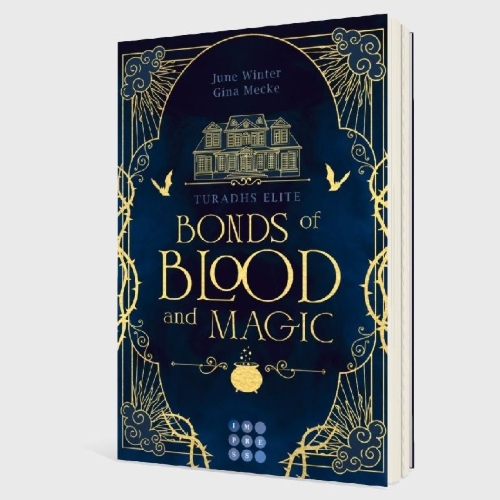 Buchcover und Innenansicht für das Buch: Bonds of Blood and Magic (Turadhs Elite 1)