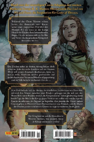 Buchcover und Innenansicht für das Buch: A Clash of Kings: Th Graphic Novel: Volume 2
