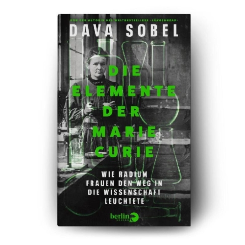 Buchcover und Innenansicht für das Buch: Die Elemente der Marie Curie