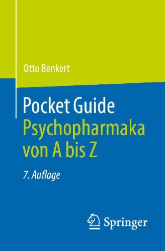Buchcover und Innenansicht für das Buch: Pocket Guide Psychopharmaka von A bis Z