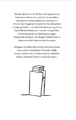 Buchcover und Innenansicht für das Buch: Ach die dumme Literatur!