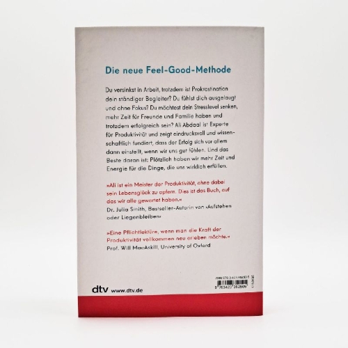 Buchcover und Innenansicht für das Buch: Feel-Good Productivity