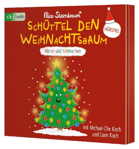 Buchcover und Innenansicht für das Buch: Schüttel den Weihnachtsbaum