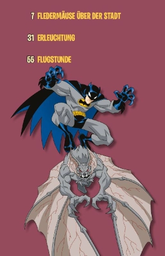Buchcover und Innenansicht für das Buch: The Batman Strikes