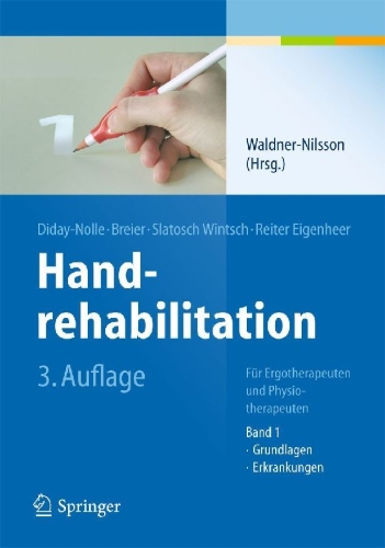 Buchcover und Innenansicht für das Buch: Handrehabilitation I