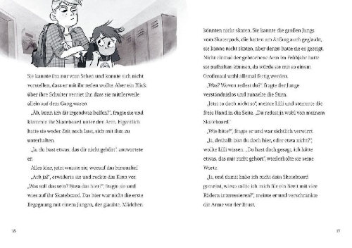 Buchcover und Innenansicht für das Buch: Im Laden der magischen Abenteuer