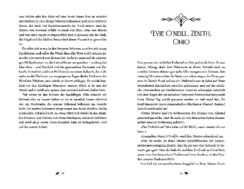 Buchcover und Innenansicht für das Buch: The Diviners