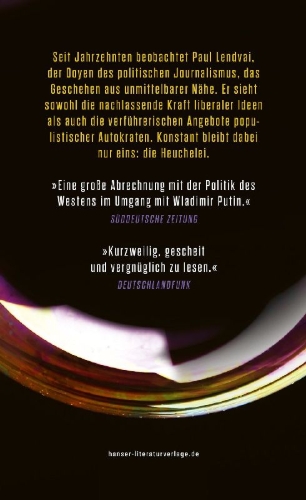 Buchcover und Innenansicht für das Buch: Über die Heuchelei