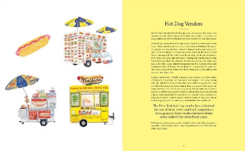 Buchcover und Innenansicht für das Buch: NYC Street Vendors
