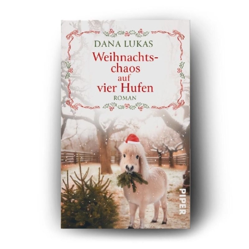 Buchcover und Innenansicht für das Buch: Weihnachtschaos auf vier Hufen