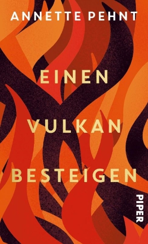 Buchcover und Innenansicht für das Buch: Einen Vulkan besteigen
