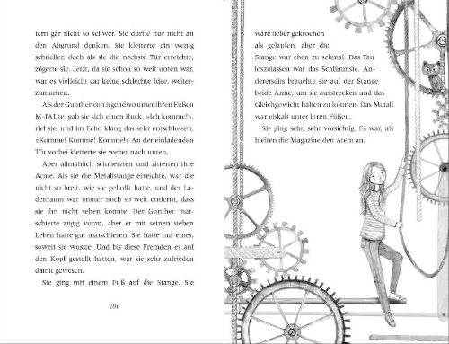 Buchcover und Innenansicht für das Buch: The Bookshop Girl