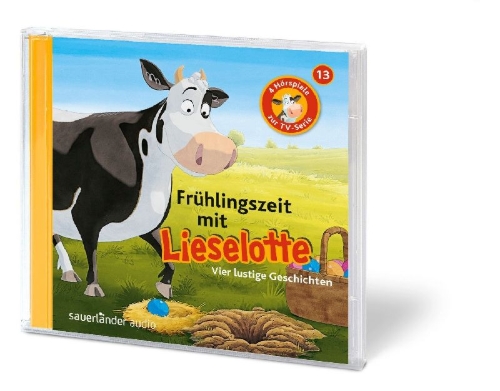 Buchcover und Innenansicht für das Buch: Frühlingszeit mit Lieselotte