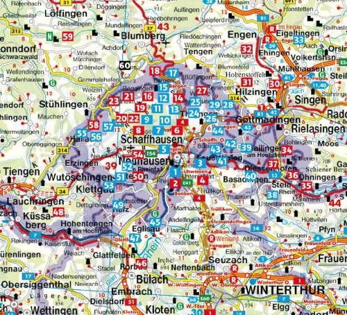 Buchcover und Innenansicht für das Buch: Schaffhausen