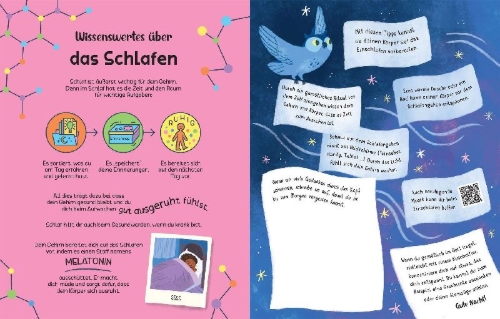 Buchcover und Innenansicht für das Buch: Mitmachen und zur Ruhe kommen