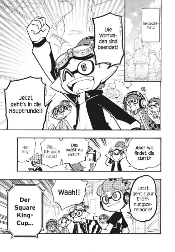 Buchcover und Innenansicht für das Buch: Splatoon