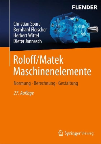 Buchcover und Innenansicht für das Buch: Roloff/Matek Maschinenelemente