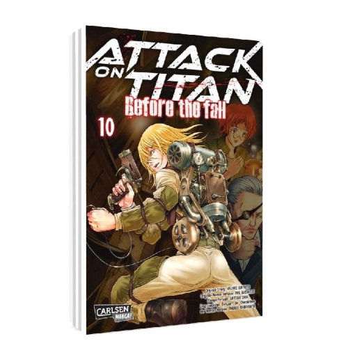 Buchcover und Innenansicht für das Buch: Shingeki no Kyojin - Before the Fall
