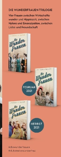 Buchcover und Innenansicht für das Buch: Die Wunderfrauen