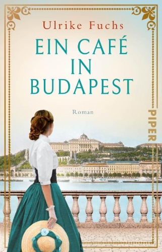 Buchcover und Innenansicht für das Buch: Ein Café in Budapest