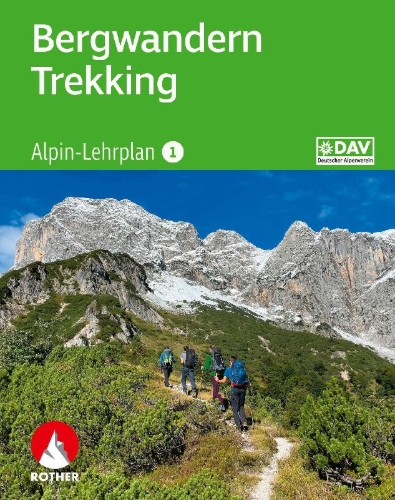 Buchcover und Innenansicht für das Buch: Alpin-Lehrplan 1: Bergwandern - Trekking