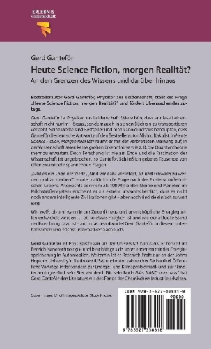 Buchcover und Innenansicht für das Buch: Heute Science Fiction, morgen Realität?
