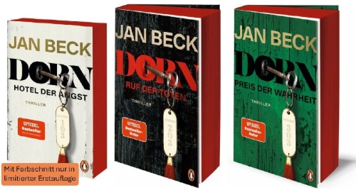 Buchcover und Innenansicht für das Buch: Dorn. Ruf der Toten