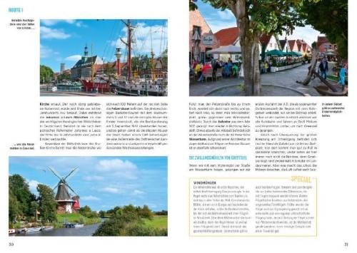 Buchcover und Innenansicht für das Buch: Nordseeküste mit dem Wohnmobil