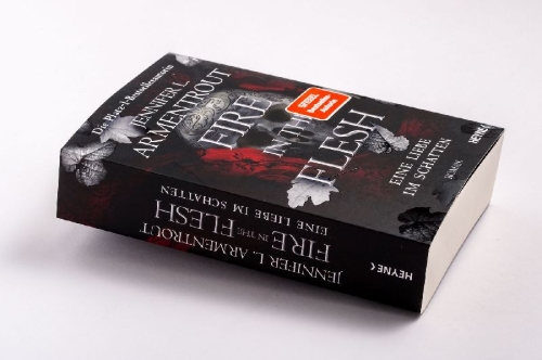 Buchcover und Innenansicht für das Buch: A Fire in the Flesh - Flesh and Fire Book 3