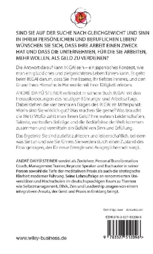 Buchcover und Innenansicht für das Buch: IKIGAI-Leadership