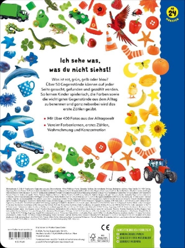 Buchcover und Innenansicht für das Buch: Kennst du das? 100 kunterbunte Sachen