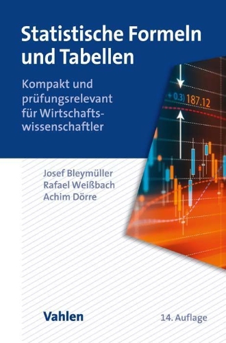 Buchcover und Innenansicht für das Buch: Statistische Formeln und Tabellen